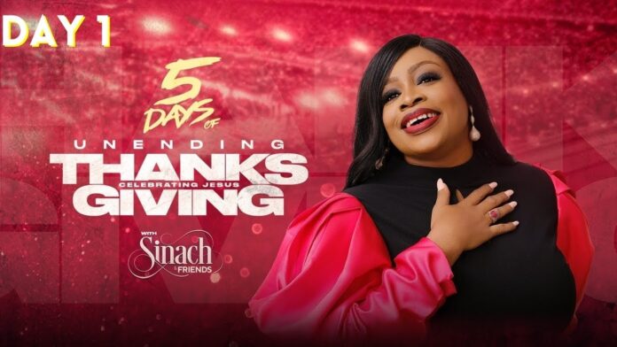 Sinach -5 DAYS OF UNENDING THANKSGIVING WITH (DAY 5)